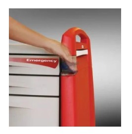 CARRO ROJO POLIMERO PLASTICO MEDIK Mod MM-K01 - Image 3
