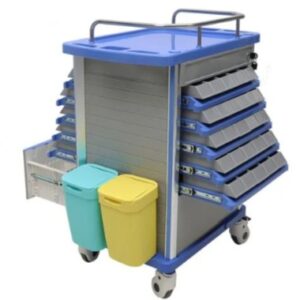 CARRO MEDICAMENTO PLASTICO LIAISON Mod MN-DC001