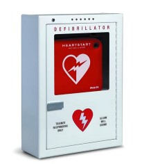Gabinete premium AED de montaje en pared HeartStart